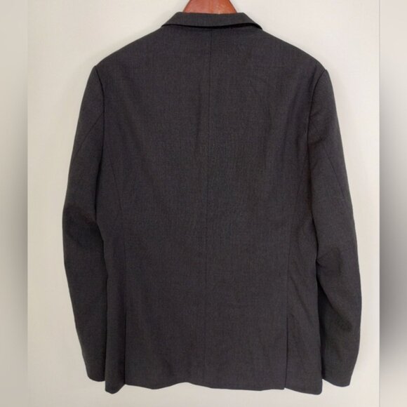 Tiger of Sweden Hoyt Blazer Size 40 Gray Two Button Lined Wool Classic Office - Picture 14 of 16